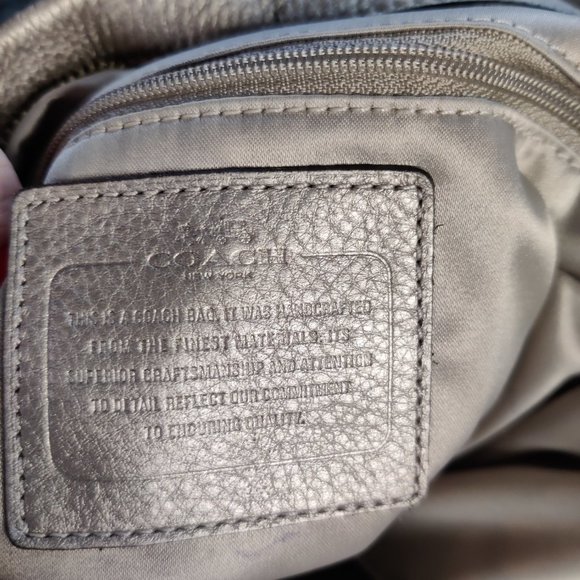 Coach Park Convertible Hobo F31323 Pewter/Silver - Picture 3 of 10